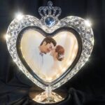 Full-Heart led crystal photo lamp