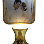 Table Lamp with Rotating Photo Frame/Rectangle Shape