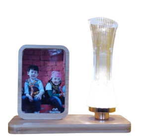 Table Top Led Crystal Wase Photo Lamp